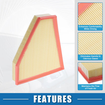 Cabin & Engine Air Filter Set for BMW 128i L6 3.0L (2008-2013)