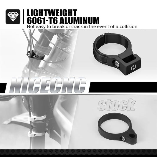 2 x Front Fork Hose Brake Line Holders for Surron Light Bee X S L1E (2018-2023)