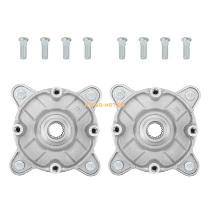 2 x Front Wheel Hub & Studs for Polaris Sportsman 300 400 4x4 (2008–2010)