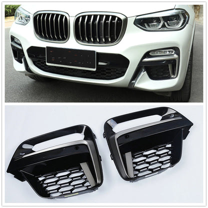 2 x Front Fog Light Frame Covers for BMW X3 X4 G01 G02 (2018-2021)