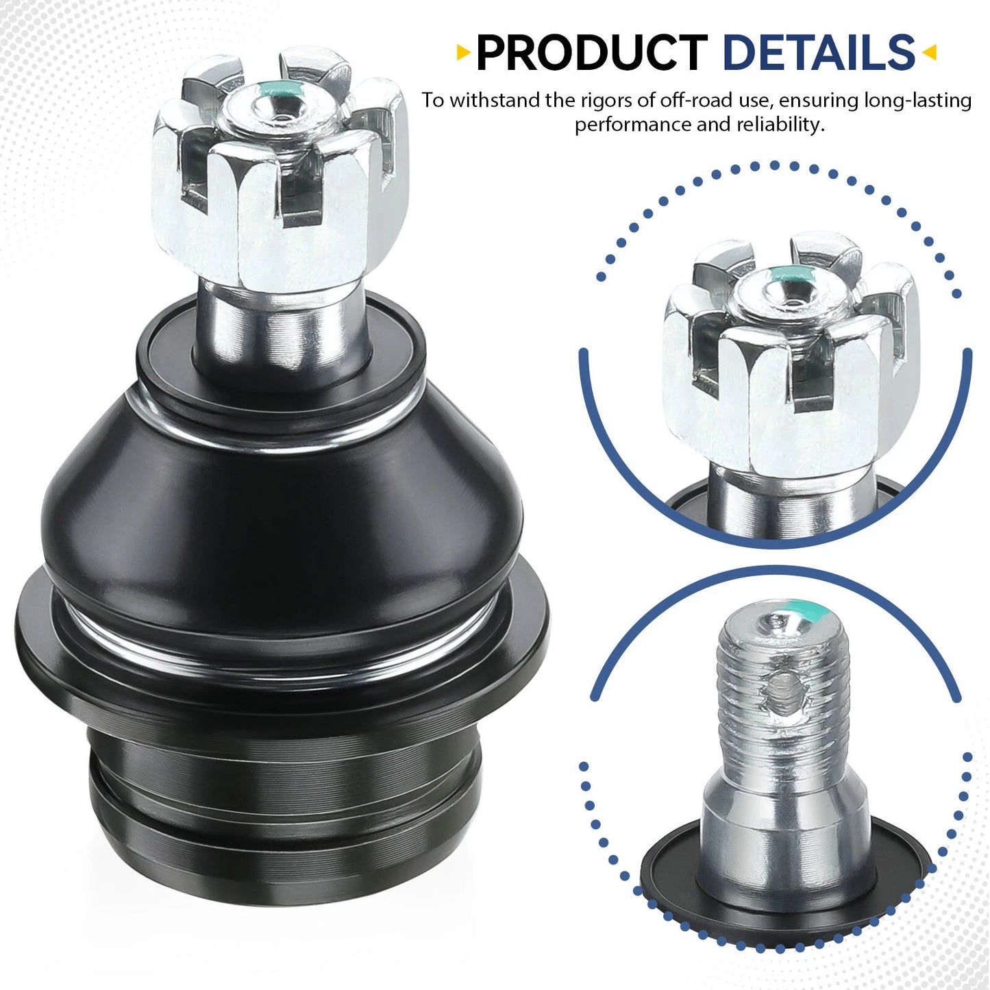 2pcs A-Arm Ball Joint for Suzuki King Quad 450/500/750 (2008-2021)