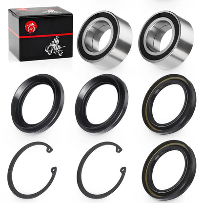 Rear Wheel Bearings & Seals Kit for Honda Rincon 650 TRX650 (2003-2005)