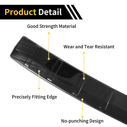 Rear Bumper Topper Black for Honda CRV (2017-2025) 1 Pcs