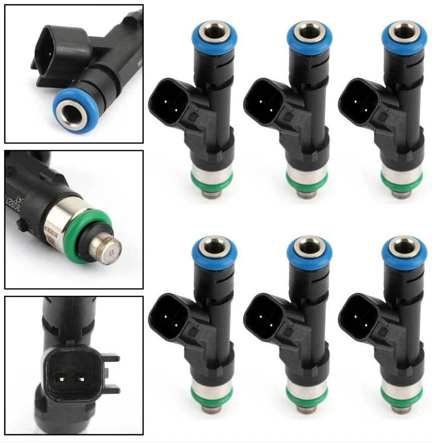 6PCS Fuel Injectors for Dodge Nitro 3.7L EKG (2007-2012)