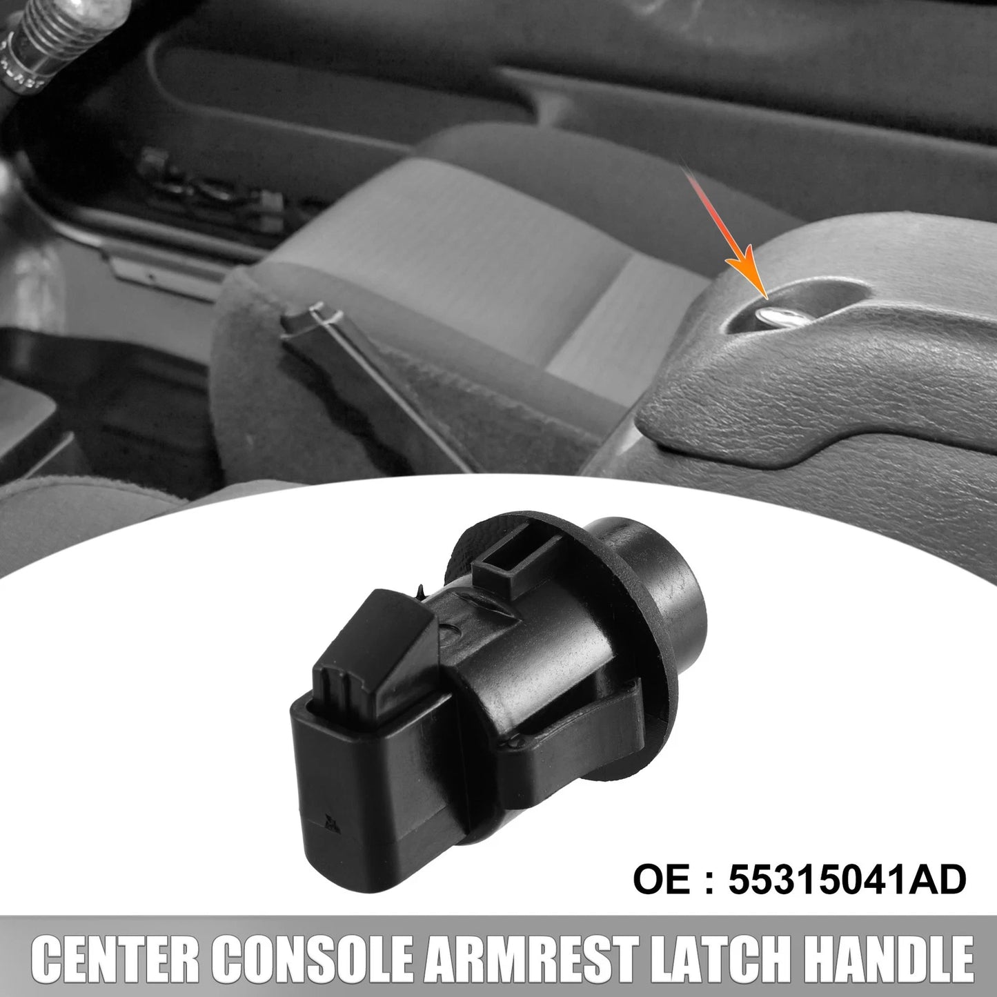 Center Console Armrest Latch Handle Clip for Jeep Wrangler (1997-2006)