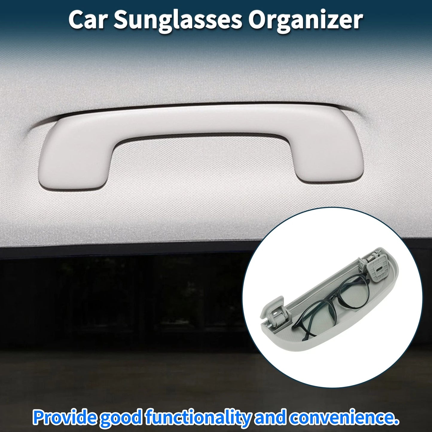 Sunglasses Case for Ford Puma MK2 Eyeglasses Holder Storage Box (2020-2025)