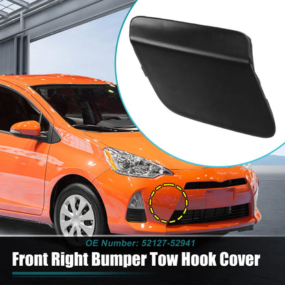 Unpainted Front Right Bumper Tow Hook Cover for Toyota (2000-2006)