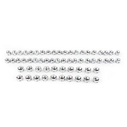 Chrome Engine Bolt Caps Cover for Harley Road Street Glide Softail (2006-2023)