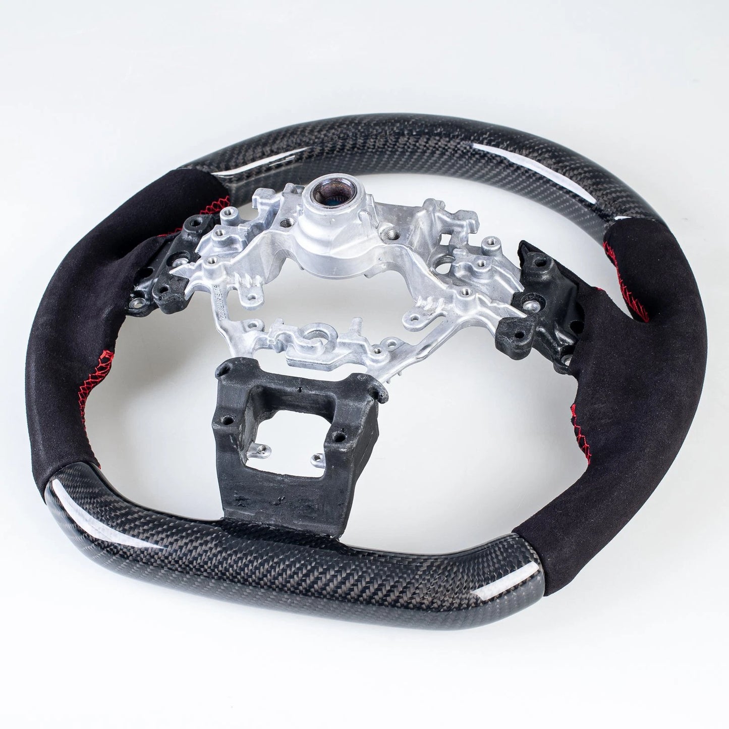 Steering Wheel Carbon Fiber Flat Bottom Suede for Subaru WRX (2022-2023)