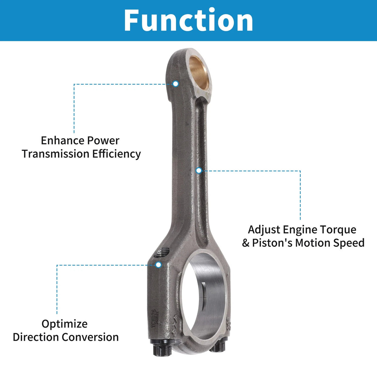 4 Pcs Engine Connecting Rod for BMW 125i F20 F21 (2010-2016)