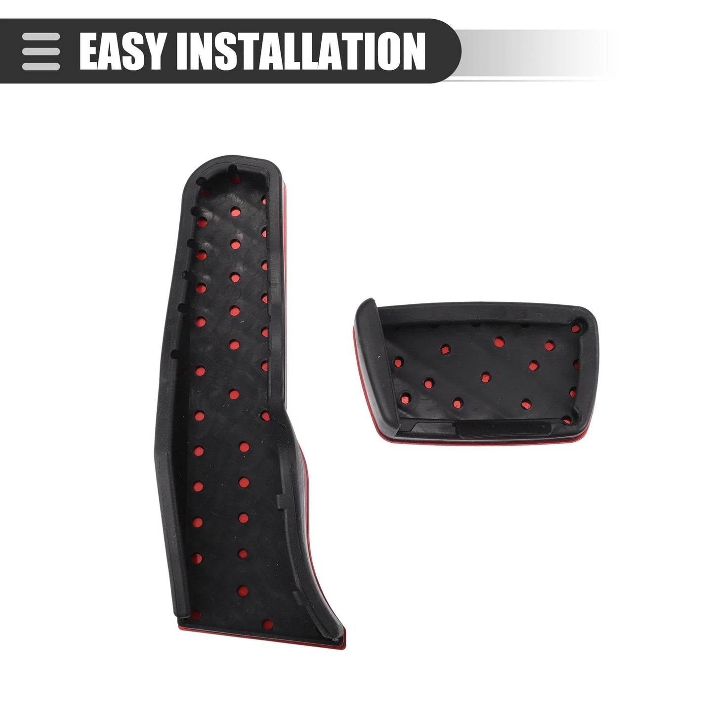 1 Set Brake Pedal Covers for Chevrolet Camaro (2016-2022) Black Red