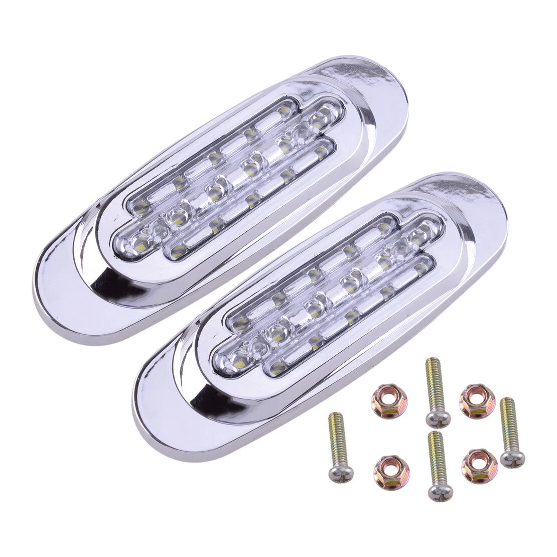 16 LED Side Marker Turn Signal Lights for Car, Truck, Trailer (N/A)