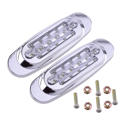 16 LED Side Marker Turn Signal Lights for Car, Truck, Trailer (N/A)