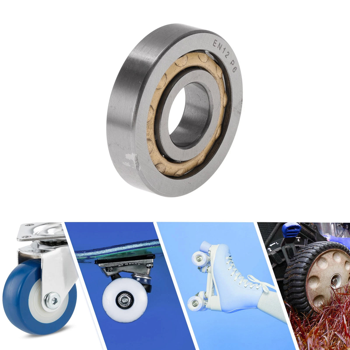 EN12 / 12x32x7mm / Deep Groove Ball Bearings for Scooter Skateboard