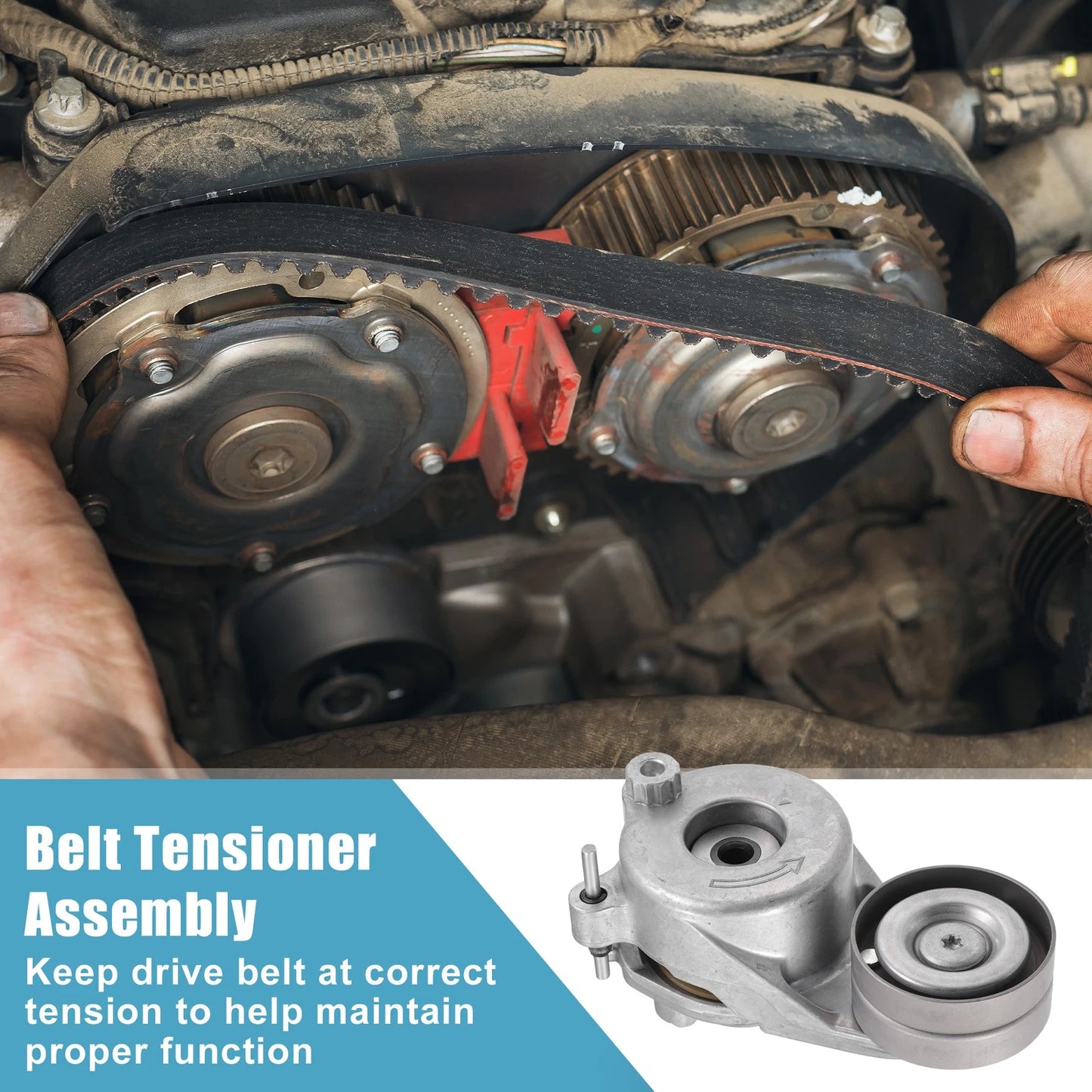 Belt Tensioner Pulley Assembly for Dodge Sprinter 2500 (2007-2009)