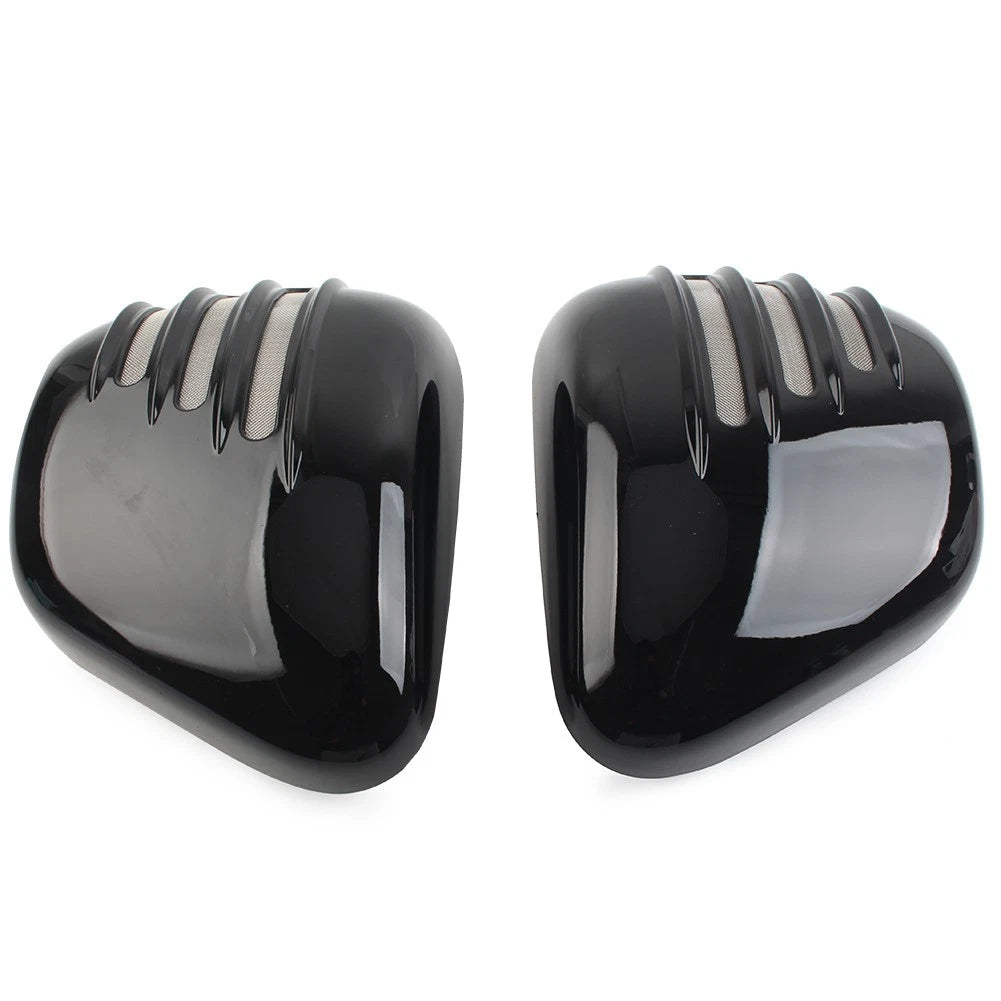 2 x Battery Side Covers Set for Triumph T120 2016-2020 Glossy Black