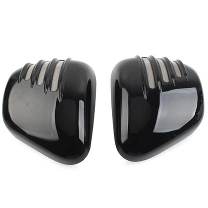 2 x Battery Side Covers Set for Triumph T120 2016-2020 Glossy Black