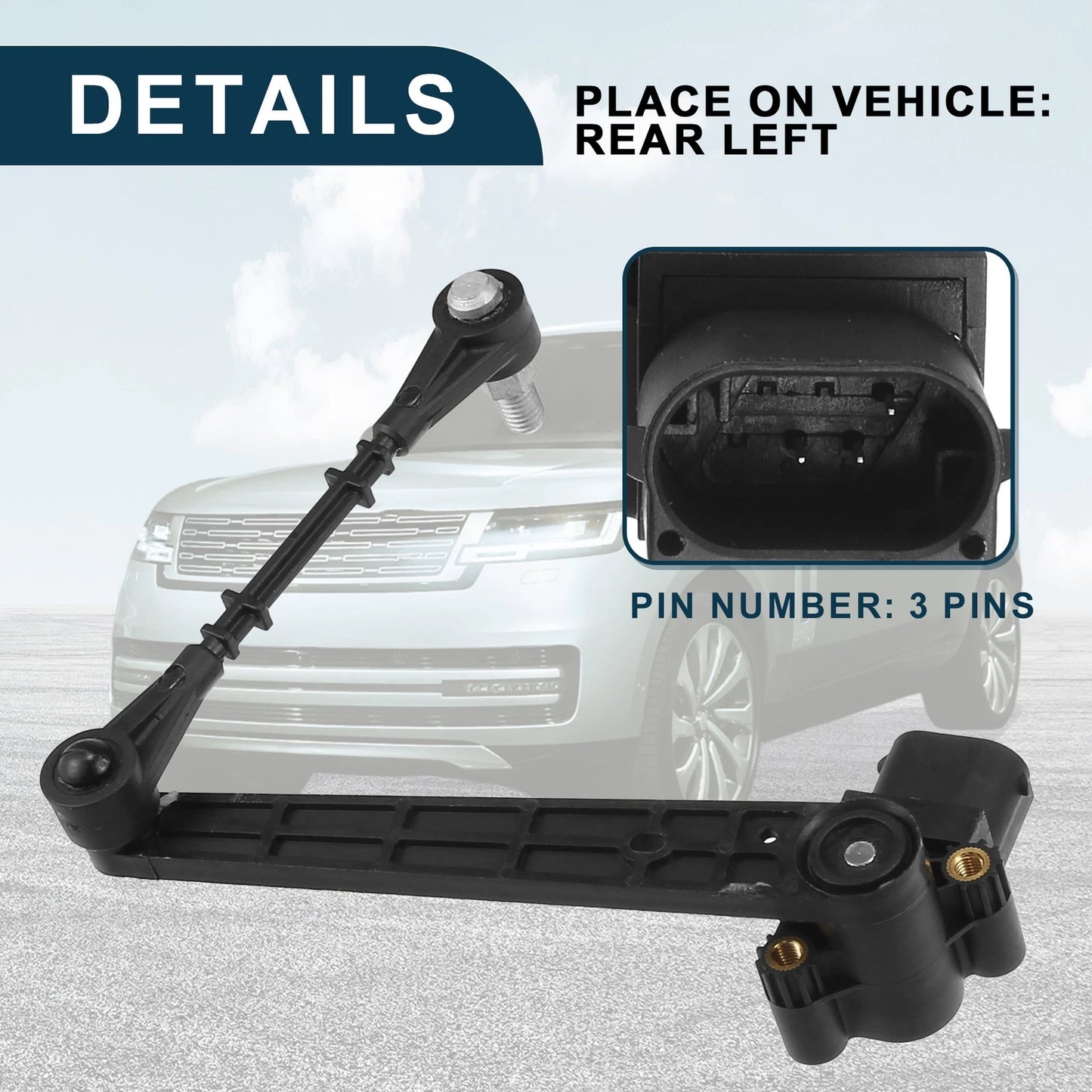 Air Suspension Ride Height Level Sensor for Land Rover (2005-2013)