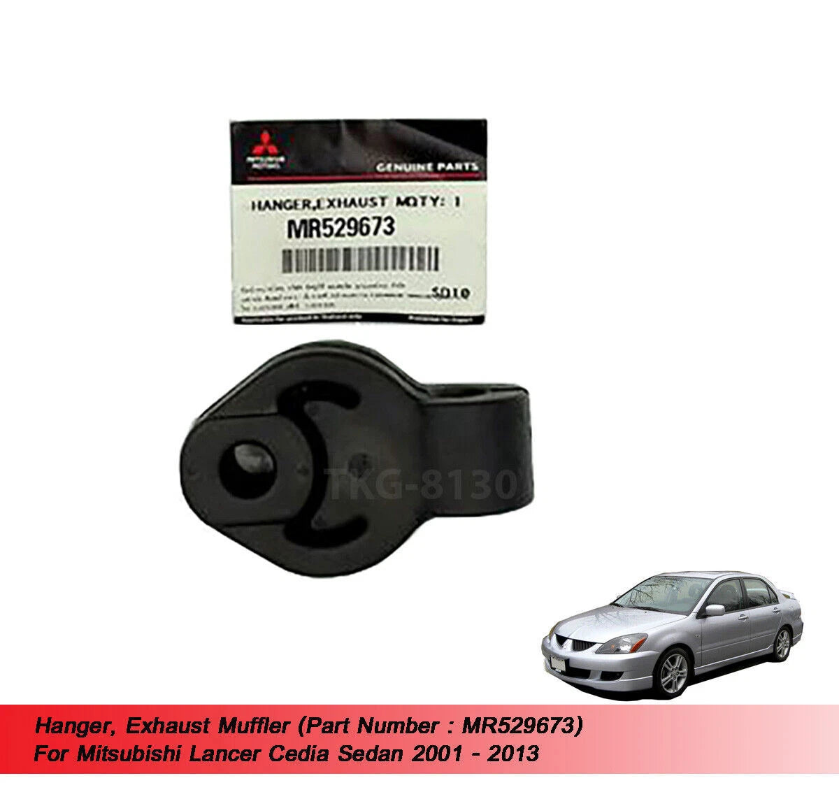 Exhaust Muffler for Mitsubishi Lancer Cedia Sedan (2001-2013)