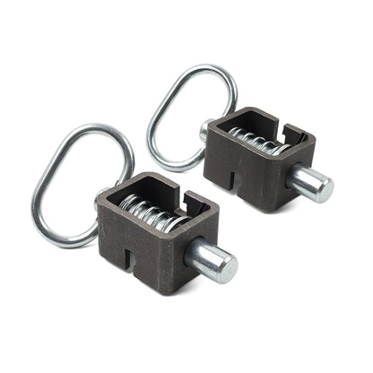 5/8" Weld-On Spring Latch Lock Assembly for Utility Steel Spring Trailer Gate
