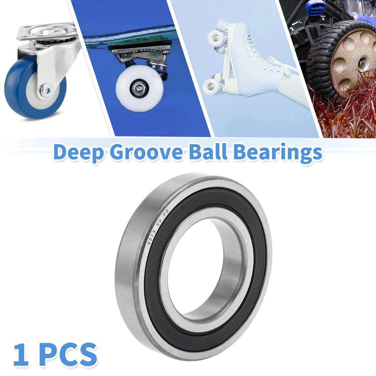 Deep Groove Ball Bearings 65x120x23mm for Scooter Skateboard Wheel