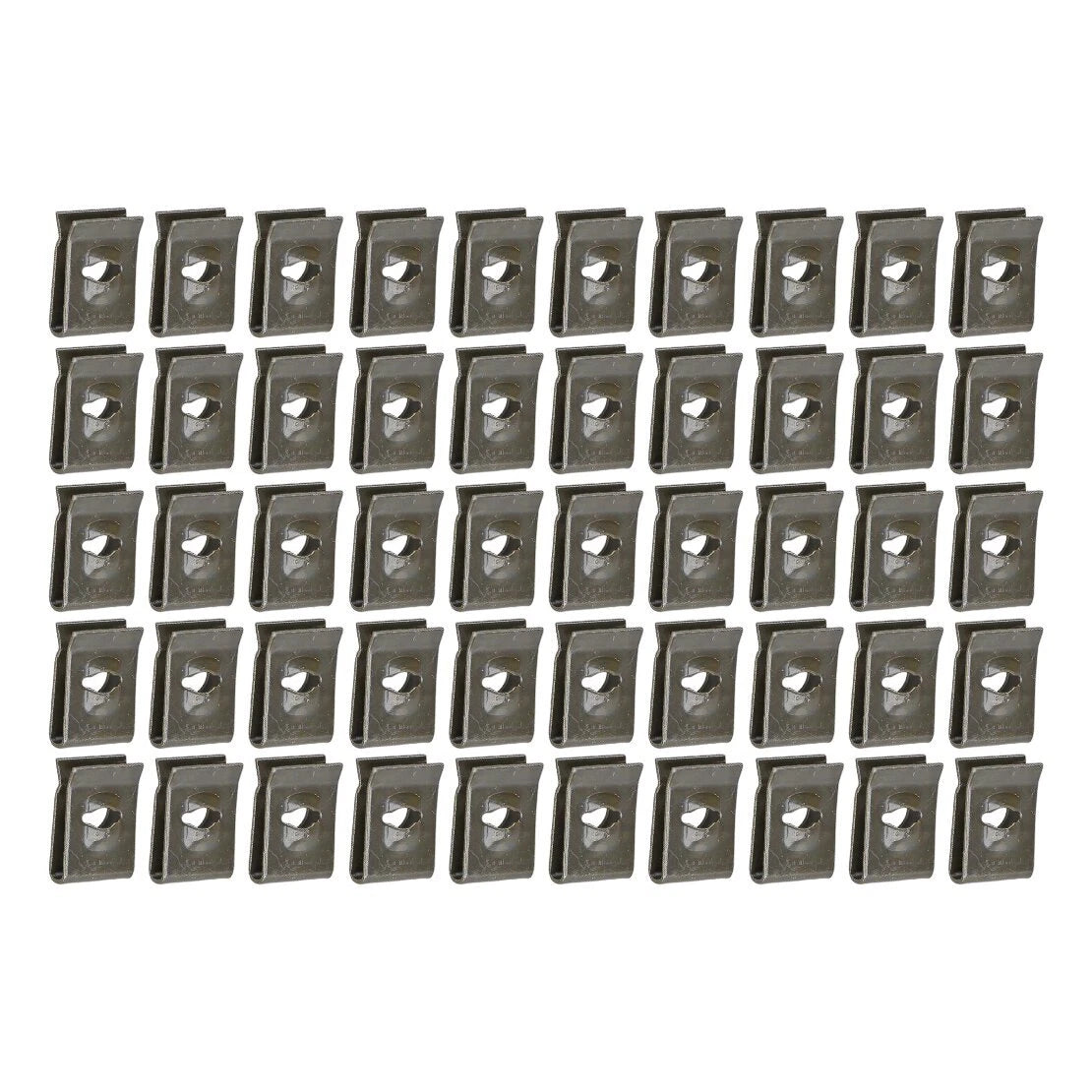 50pcs U-type Nut Clips for Car Bumper Inner Fender Trim Panel Wheel Well