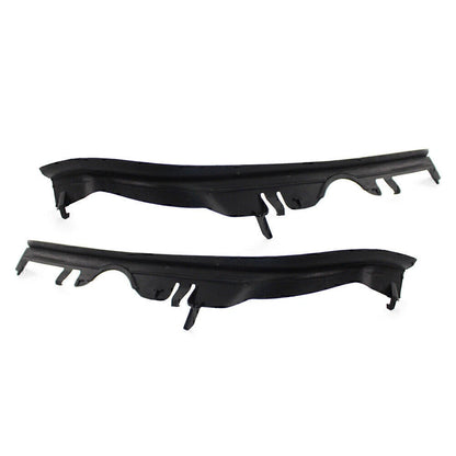 Pair ABS Black Front Upper Headlight Gaskets for BMW 5 Series E39 (1997-2003)