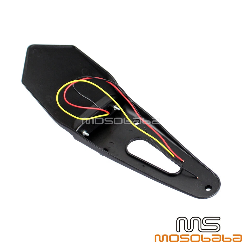 Rear Fender Mudguard w/ LED Tail Lights for Honda CR100/125/250