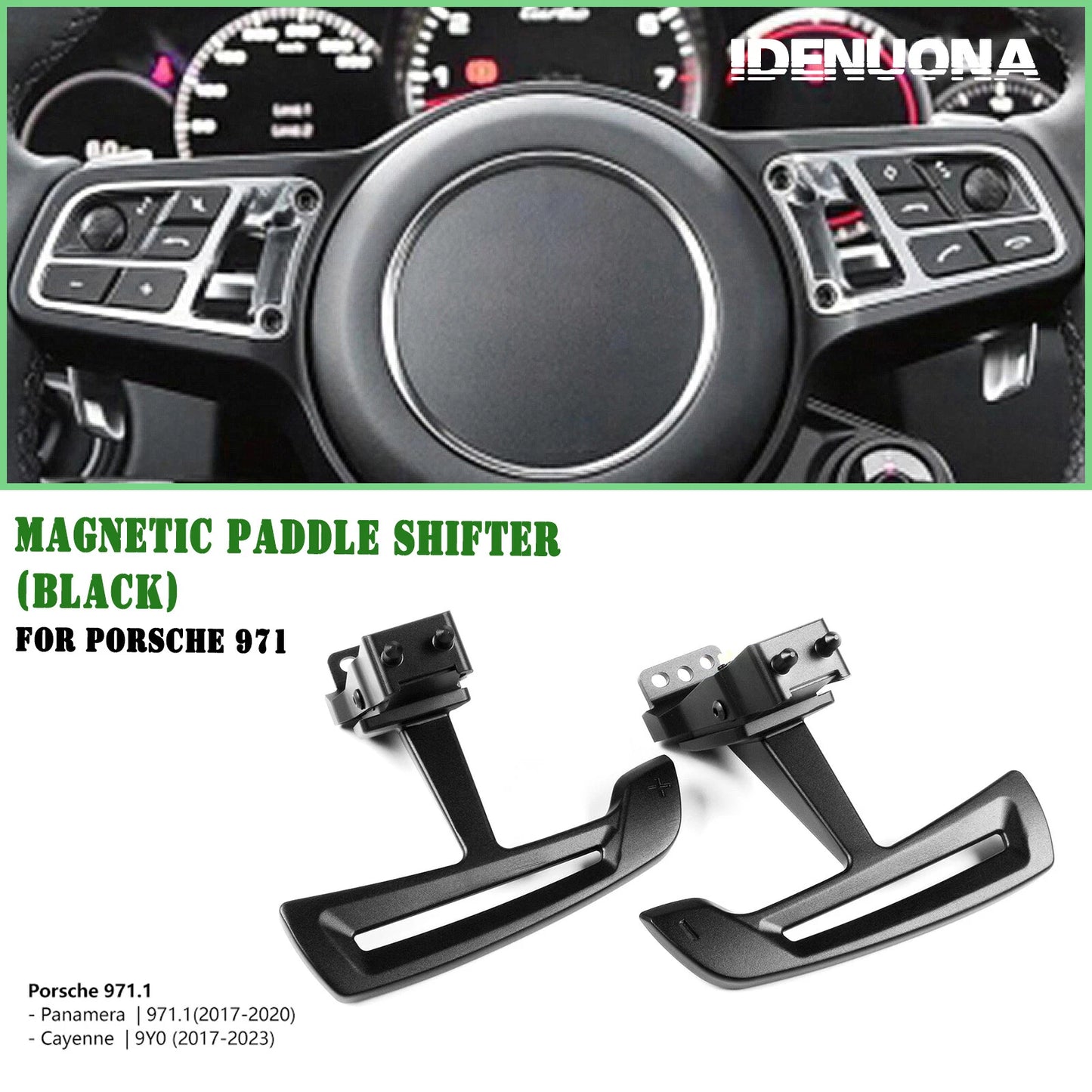 Steering Paddle Shifter for Porsche Panamera (2017-2020) Black