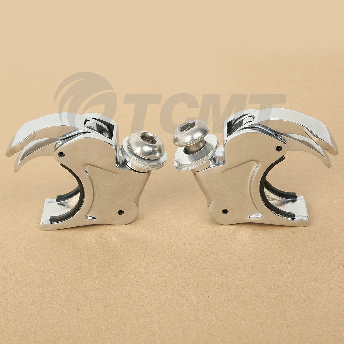 41mm Windshield Clamps for Harley Wide Glide, Softail (1993-2013)