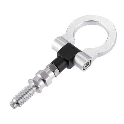 Front Bumper Screw-On Tow Hook Towing Bar for BMW 325i 335i Silver Tone