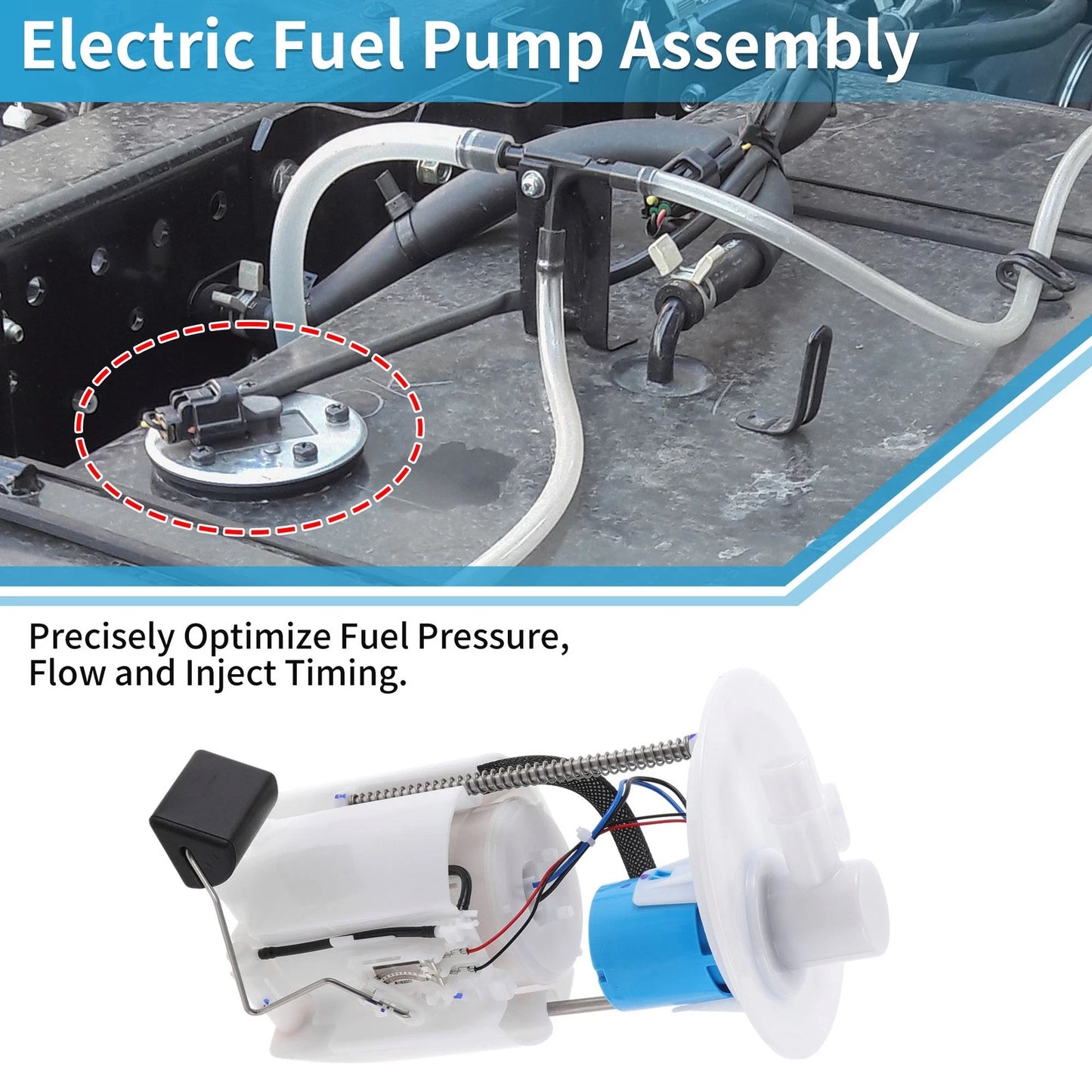 Electric Fuel Pump Assembly for Toyota Corolla Matrix Pontiac Vibe