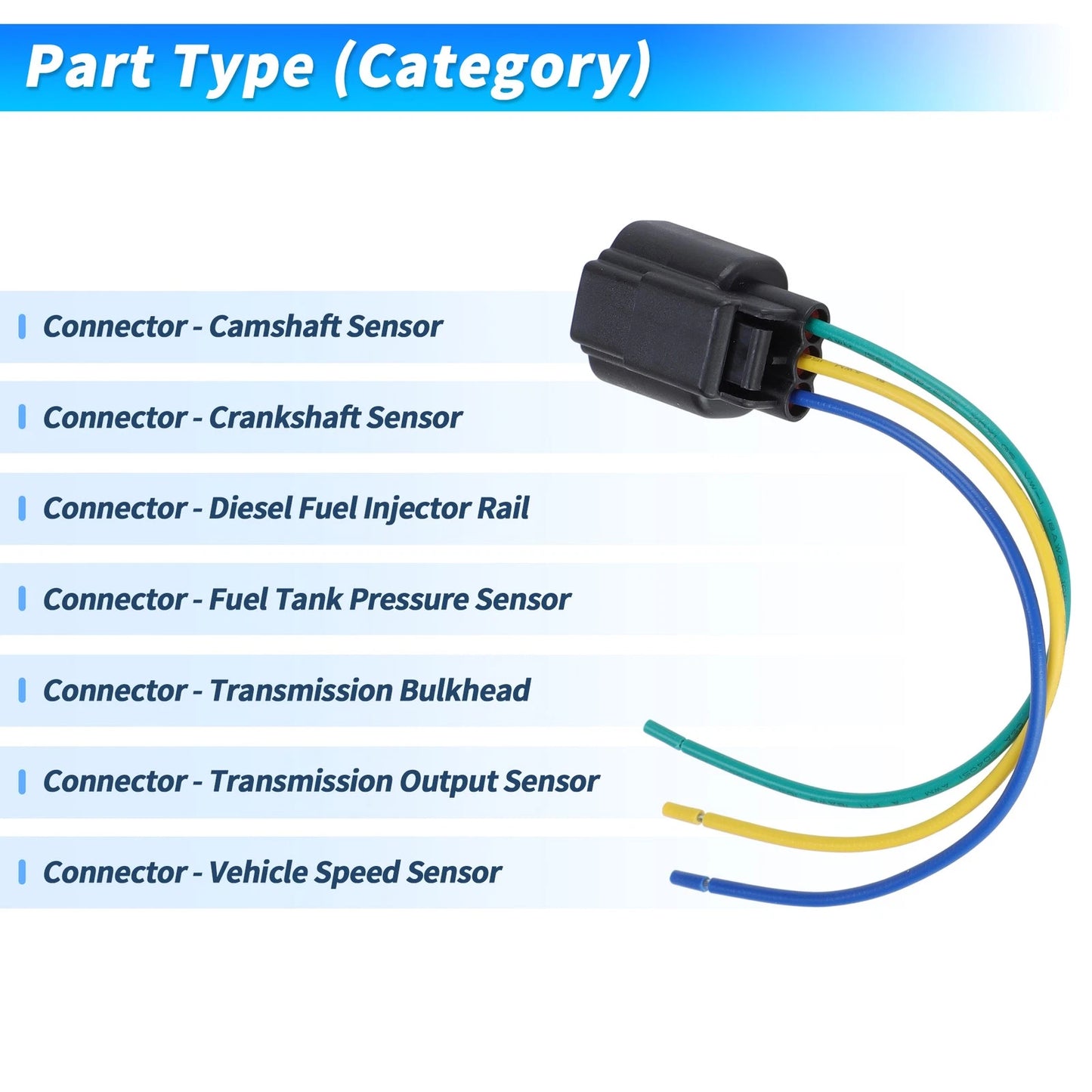 Camshaft Position Sensor Connector Wiring Harness for Ford (2008-2010)
