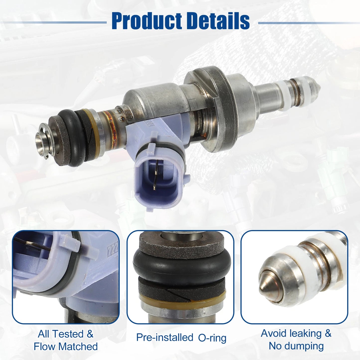 8 x Fuel Injector Nozzle for Lexus LS600H (2008-2016)