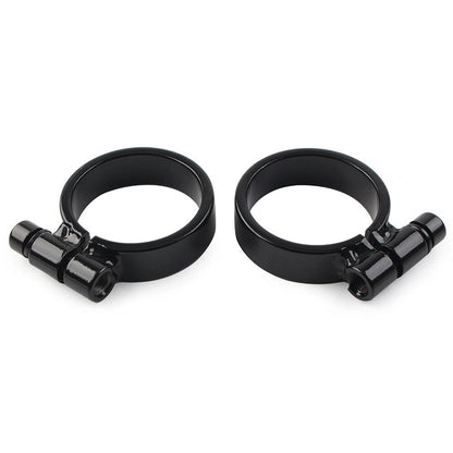 Black Exhaust Port Clamps for Harley XL Ironhead Sportster (1957-1985)