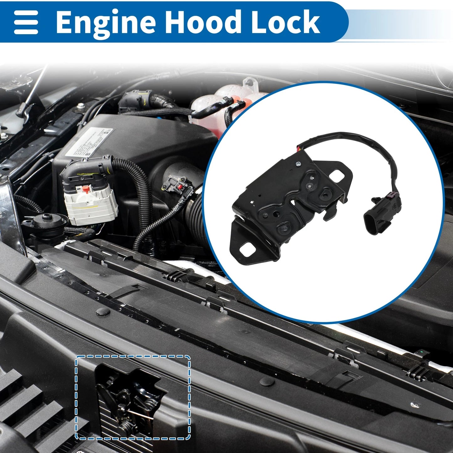 Hood Latch Assembly for Chevrolet Cruze (2016-2018)