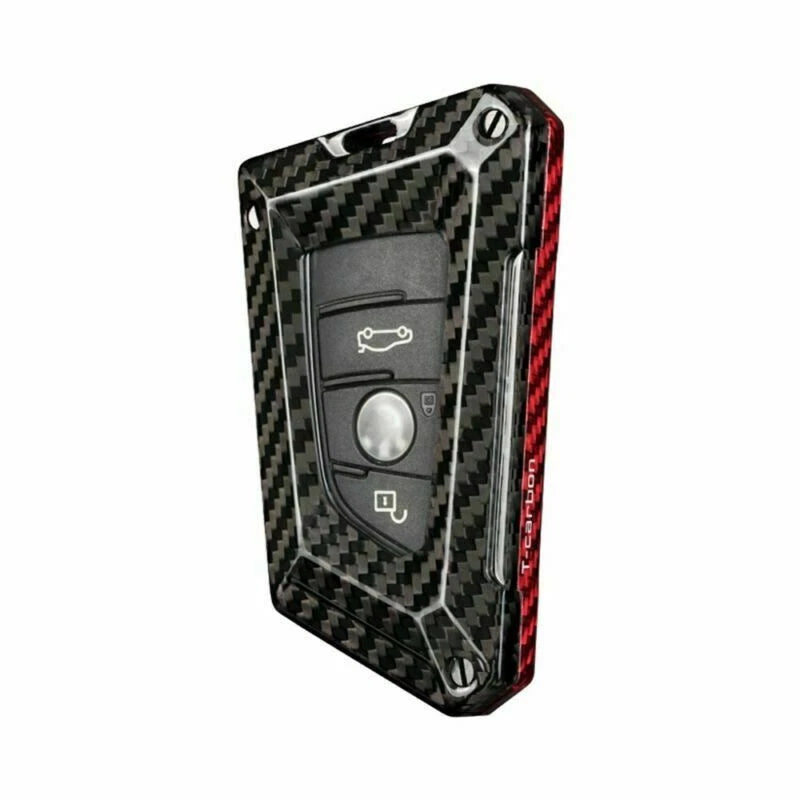 Carbon Fiber Remote Key Shell for BMW 1/2/5/7-Series (2016-2023)