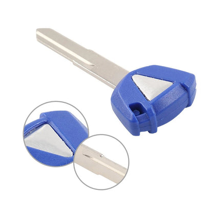 Blue Motorcycle Blank Uncut Key Blade for Kawasaki ZX-10R Z1000 ER6N (2011-2012)