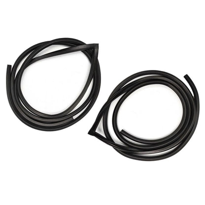 2x Front Door Rubber Seal Weatherstrip FL FR Fit Datsun 1200 Sunny B110 4D Sedan