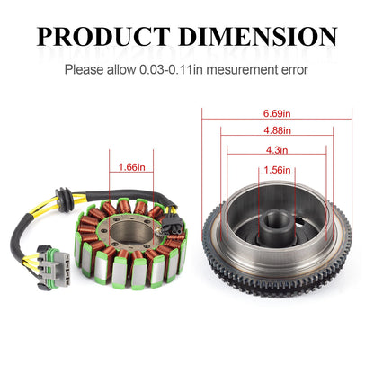 Stator & Flywheel Rotor Gasket Assy for Polaris Crew XP X2 HD 800 (2010–2012)