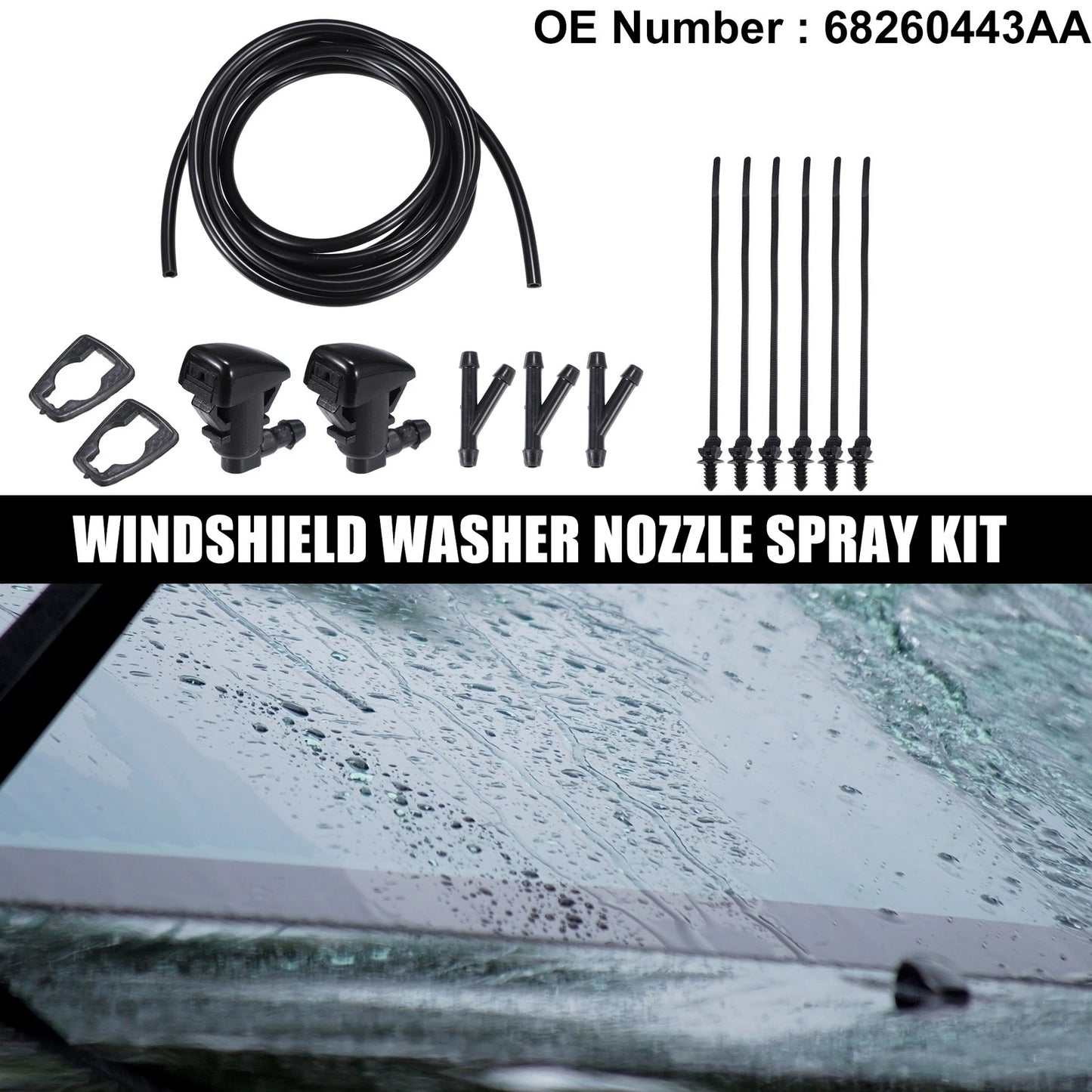 Windshield Washer Nozzle Spray for Jeep Grand Cherokee (2011-2021)