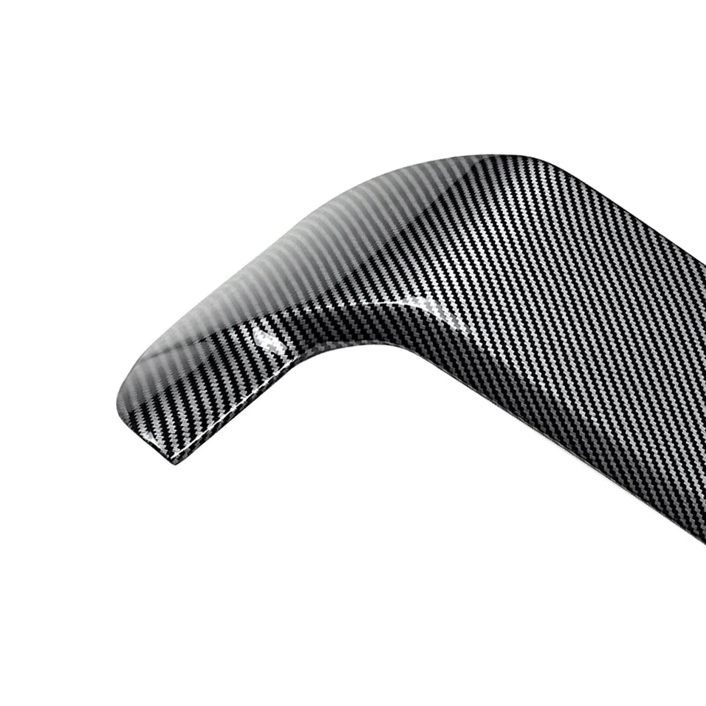 Carbon Look Rear Boot Spoiler Lip for VW Polo MK6 (2019-2025)