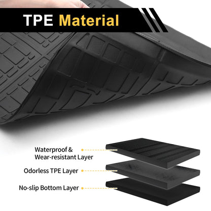 Cargo Liner Rear Trunk Mat for Chevrolet Traverse Checkered (2018 - 2023)