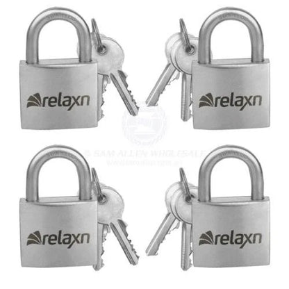 Stainless Steel Marine Padlock 40mm 4 Pack Keyed Alike