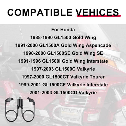 Ignition Coil & Spark Plug Cap for Honda GL1500CD Valkyrie 2001-2003