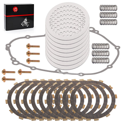 Clutch Friction Steel Plates Kit Gasket for Yamaha FZ09/FJ09 2014-2017