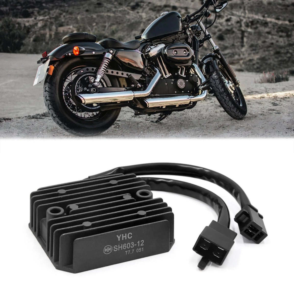 7.5" Voltage Regulator Rectifier for Honda NV400 NV600 Steed 600 VT600 VRX400