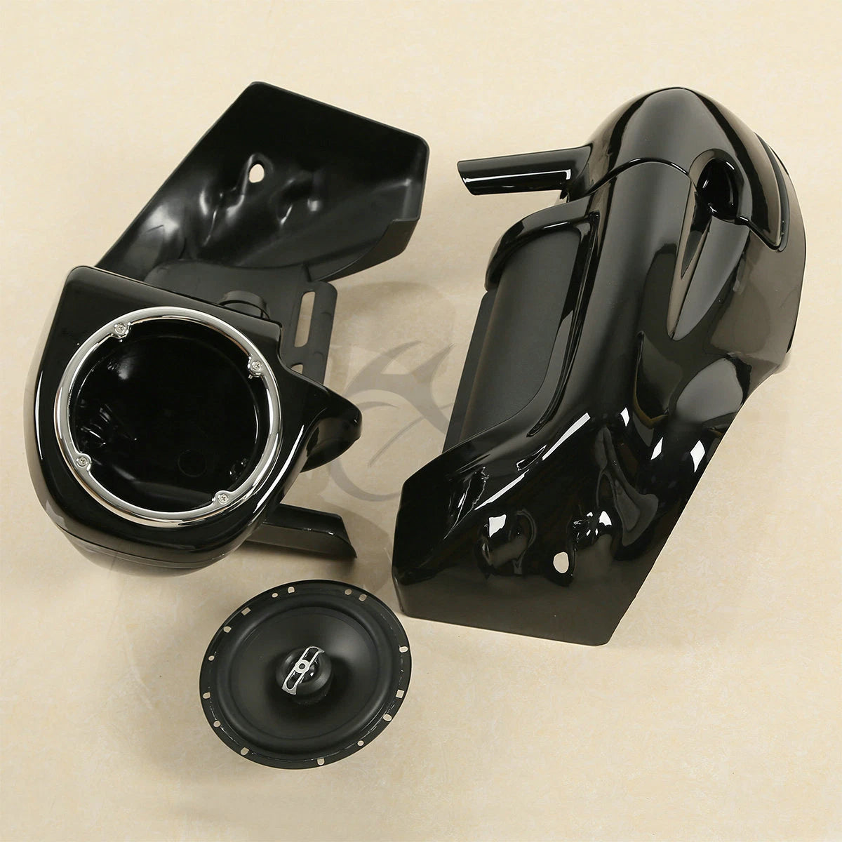 6.5" Lower Vented Fairings Speakers for Harley Touring Street Glide (1983-2013)