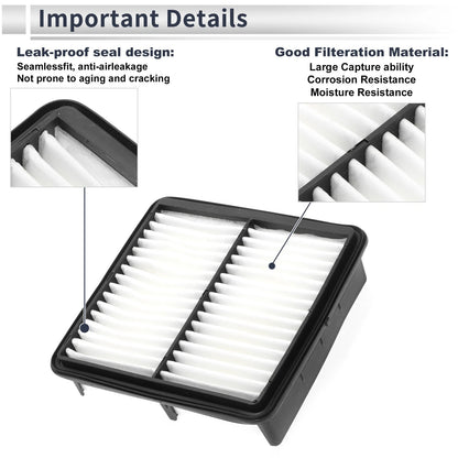 Engine Air Filter for Hyundai Elantra (2007-2010) - 1 x Quality Replacement