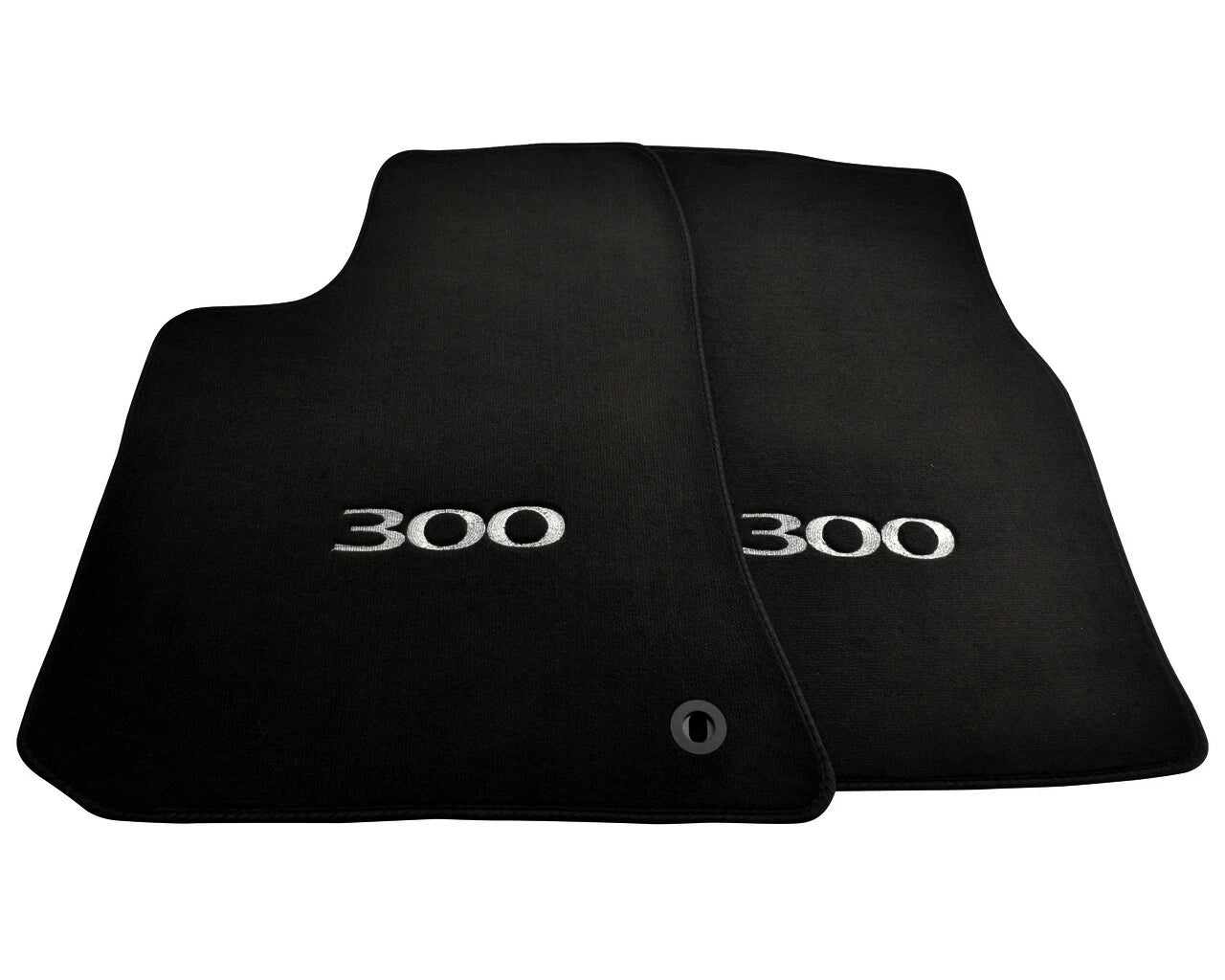 Floor Mats for Chrysler 300C 2004-2011 Black Tailored Carpets with Emblem